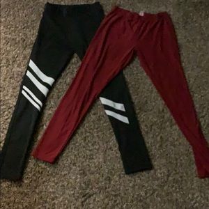 Two pairs of leggings